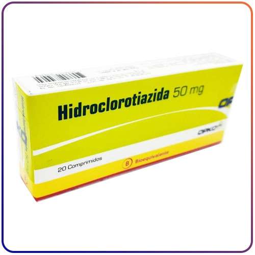 HIDROCLOROTIAZIDA 50 MG 20 COMP